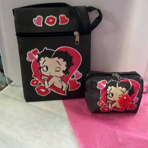 Pick (1)  Betty Boop Crossbody and Coin Purse Combo - Picture 2 of 4